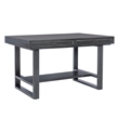 Jubilee Counter Table with 4 Drawers and Bottom Shelf in Gray Solid Wood