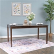 Warren Sturdy Rectangle Dining Table in Warm Brown Solid Wood