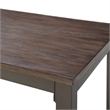 Betty 3 Piece Pub Set with 2 Upholstered Backless Stools in Pewter Steel