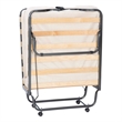 Linon Luxor Folding Bed with Memory Foam in Beige
