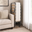 Linon Luxor Folding Bed with Memory Foam in Beige