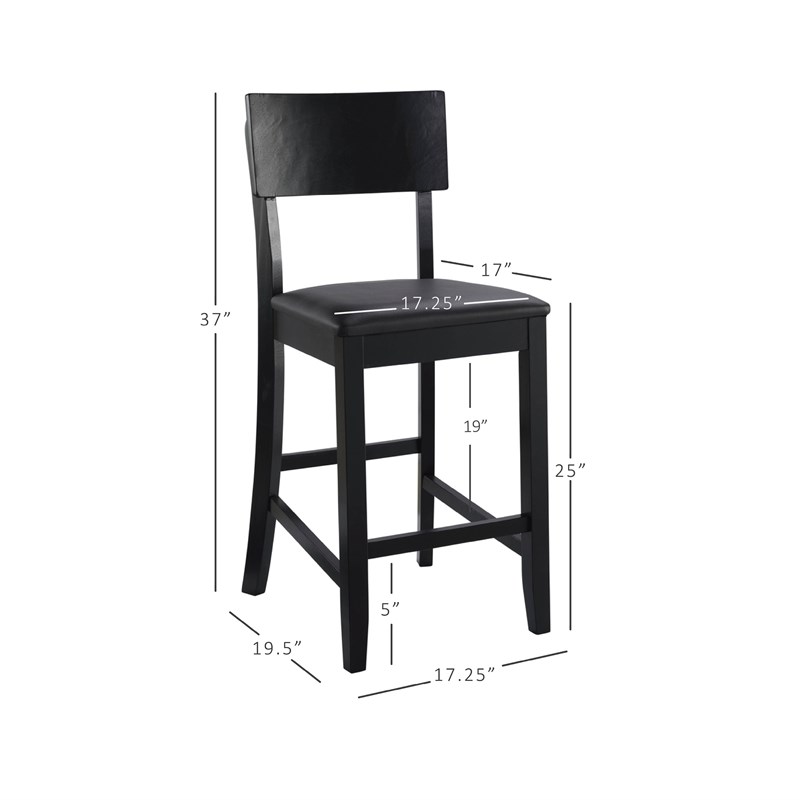 Linon Torino Wood Contemporary 25