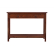 Linon Titian Wood One Drawer Console Table in Brown
