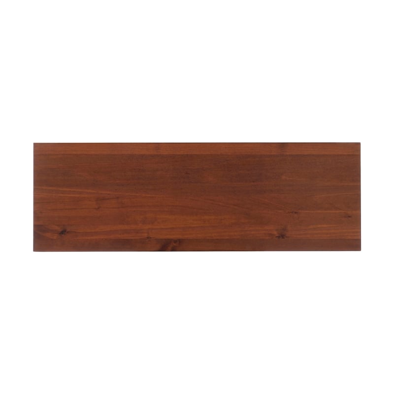 Linon Titian Wood One Drawer Console Table in Brown