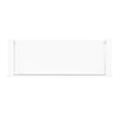 Linon Lenly Ladderback Entryway Storage Bench in White Painted Wood