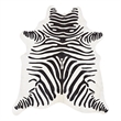 Linon Cowhide Stencil Full Skin in Black