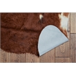 Linon Natural Cowhide Medium Brindle Full Skin in Brown