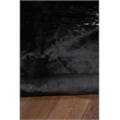 Linon Natural Cowhide Dark Brindle Full Skin in Dark Brown