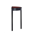 Linon Camden Wood Demi Lune Console Table in Black