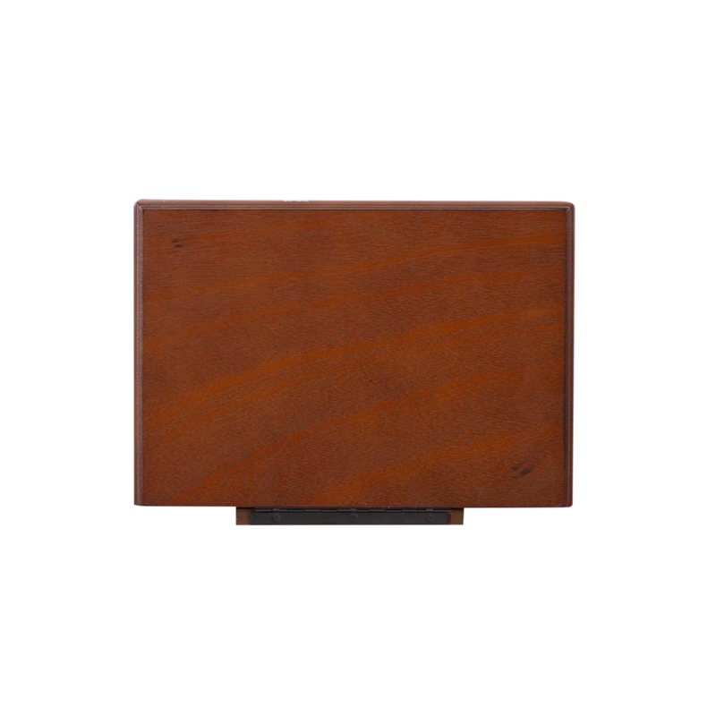 Linon Esther Wood Jewelry Armoire in Deep Cherry