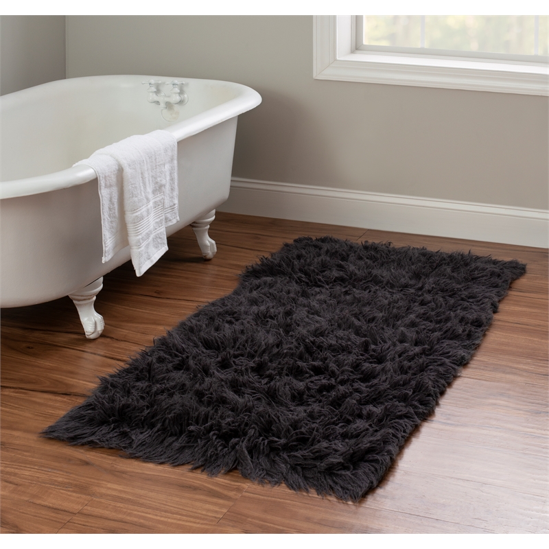 Linon New Flokati Hand Woven Wool 2'4