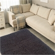 Linon New Flokati Hand Woven Wool 5'x8' Rug in Gray