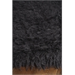 Linon New Flokati Hand Woven Wool 5'x8' Rug in Gray