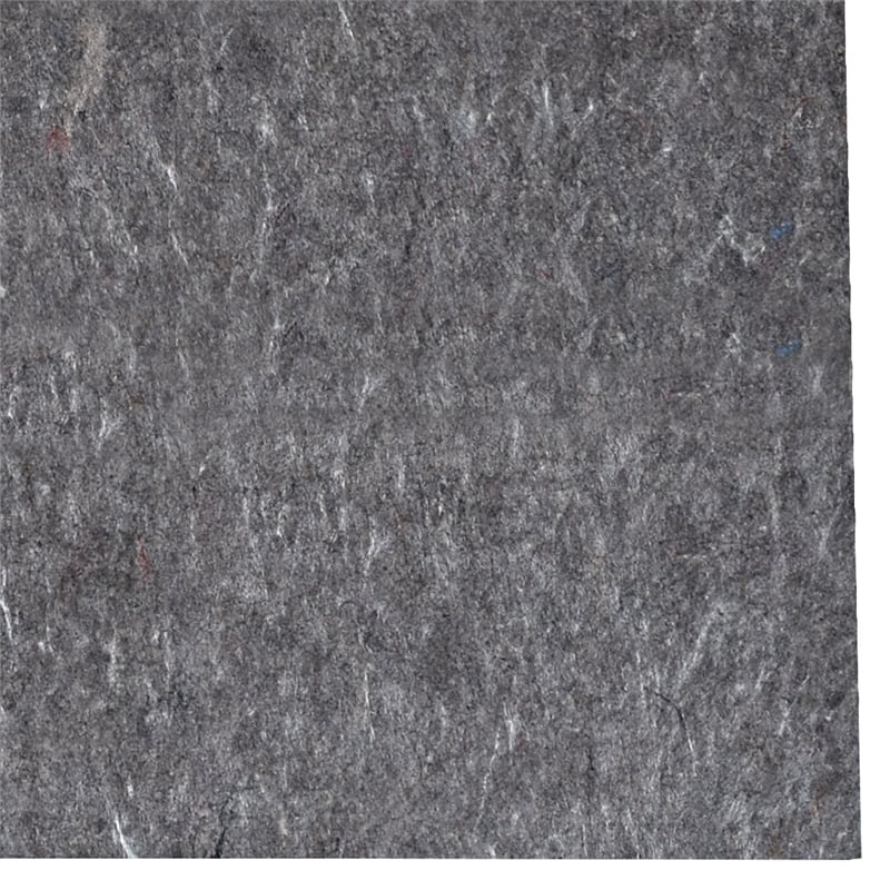 Linon Underlay Premier Plush Felt 2'x4' Rug Pad in Gray