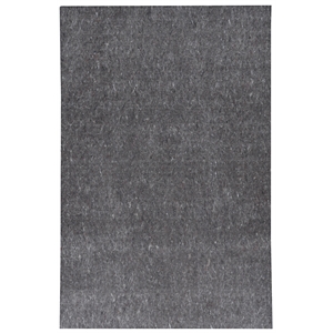 Linon Underlay Premier Plush Felt 6'x9' Rug Pad in Gray