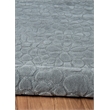 Linon Trio Flowers Hand Tufted Polyester 8'x10' Rug in Blue