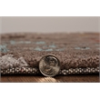 Linon Trio Hialeea Hand Tufted Polyester 5'x7' Rug in Gray