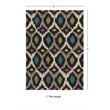 Linon Trio Paxton Hand Tufted Polyester 5'x7' Rug in Gray