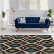 Linon Trio Paxton Hand Tufted Polyester 8'x10' Rug in Gray