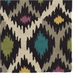 Linon Trio Paxton Hand Tufted Polyester 8'x10' Rug in Gray