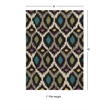 Linon Trio Paxton Hand Tufted Polyester 8'x10' Rug in Gray
