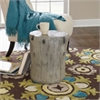 Linon Trio Suzanni Hand Tufted Polyester 5'x7' Rug in Chocolate Brown
