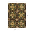 Linon Trio Suzanni Hand Tufted Polyester 8'x10' Rug in Chocolate Brown