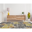 Linon Trio Benton Hand Tufted Polyester 8'x10' Rug in Gray