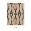 Linon Trio Icon Hand Tufted Polyester 5'x7' Rug in Gray