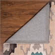 Linon Trio Icon Hand Tufted Polyester 8'x10' Rug in Gray