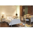 Linon Trio Frond Hand Tufted Polyester 5'x7' Area Rug in Ivory