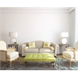 Linon Trio Dandelion Hand Tufted Polyester 8'x10' Rug in Gray