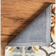 Linon Trio Dandelion Hand Tufted Polyester 8'x10' Rug in Gray