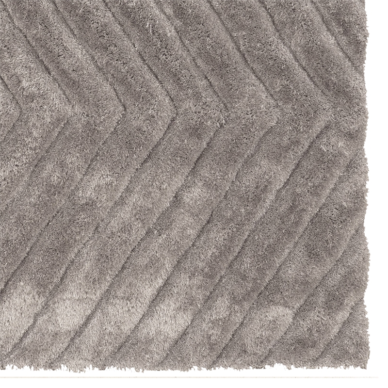 Linon Links Zigzag Hand Tufted Polyester 1'10