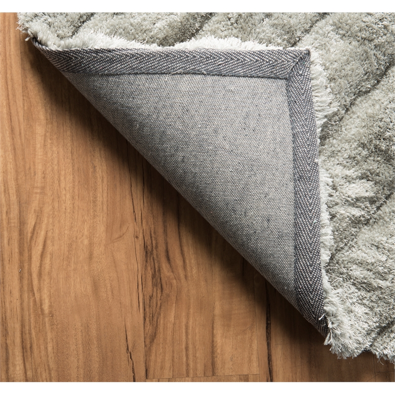 Linon Links Zigzag Hand Tufted Polyester 1'10