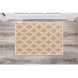 Linon Silhouette Quatrefoil Hand Hooked Wool 1'10