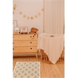 Linon Silhouette Quatrefoil Hand Hooked Wool 1'10