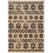 Linon Moroccan Mekenes Power Loomed Polypropylene 5'x7' Rug in Brown