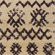 Linon Moroccan Mekenes Power Loomed Polypropylene 8'x10' Rug in Brown