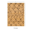 Linon Moroccan Atlas Power Loomed Polypropylene 5'x7' Rug in Brown