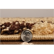 Linon Moroccan Atlas Power Loomed Polypropylene 5'x7' Rug in Brown