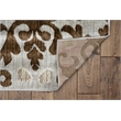 Linon Elegance Florence Power Loomed Polypropylene 8'x10' Rug in Ivory