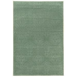 Linon Prisma Chloe Machine Made Polypropylene 8'x10'4&quot Rug in Blue