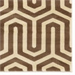 Linon Roma Tangent Power Loomed Polypropylene 8'x10' Rug in Ivory