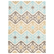 Linon Geo Marli Hand Tufted Microfiber Polyester 8'x10' Rug in Gray