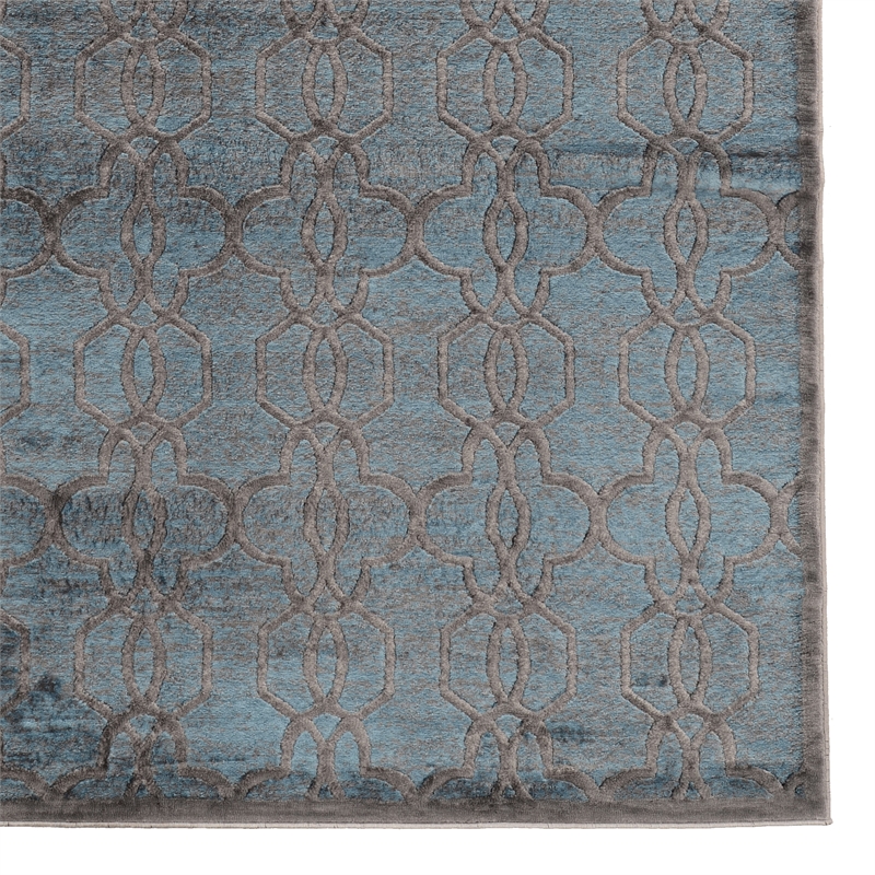 Linon Platinum Iron Gate Power Loomed Polyester 5'x7'6