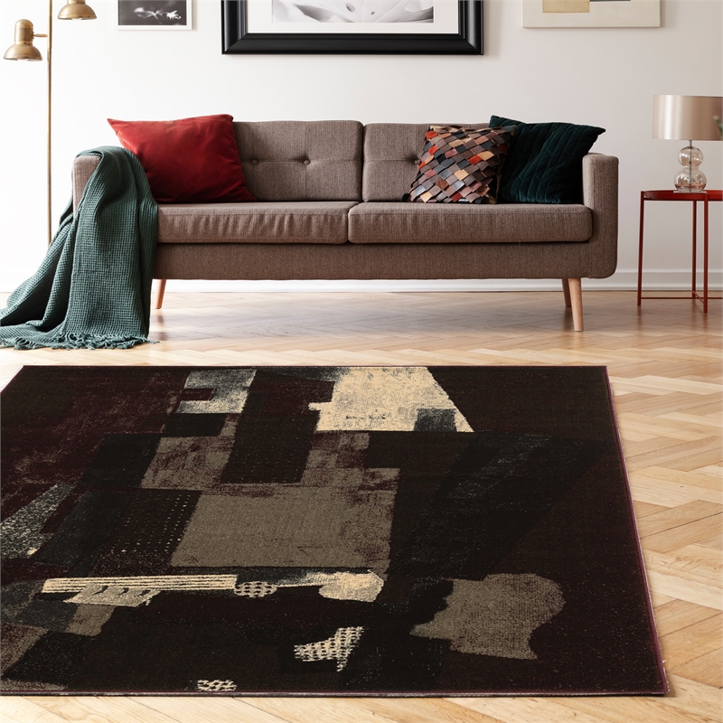 Linon Masters Museum Power Loomed Polypropylene 5'x7'6