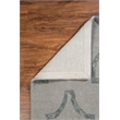 Linon Aspire Geo Hand Tufted Wool 8'x11' Rug in Gray
