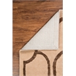 Linon Aspire Geo Hand Tufted Wool 5'x8' Rug in Beige