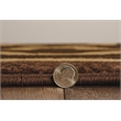 Linon Claremont Octagon Power Loomed Polypropylene 8'x10' Rug in Brown